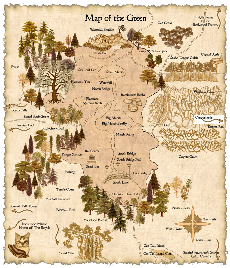 Map of the Green